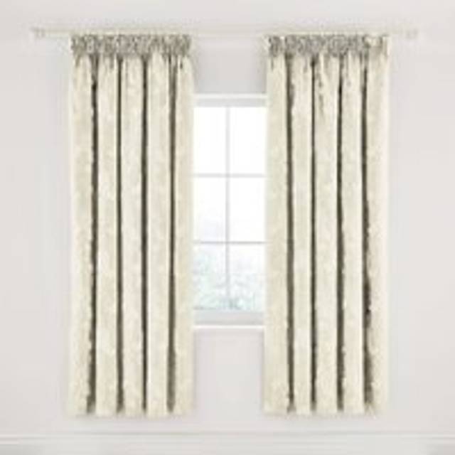 Sanderson Ashbee Lined Curtains 66" x 72", Ivory