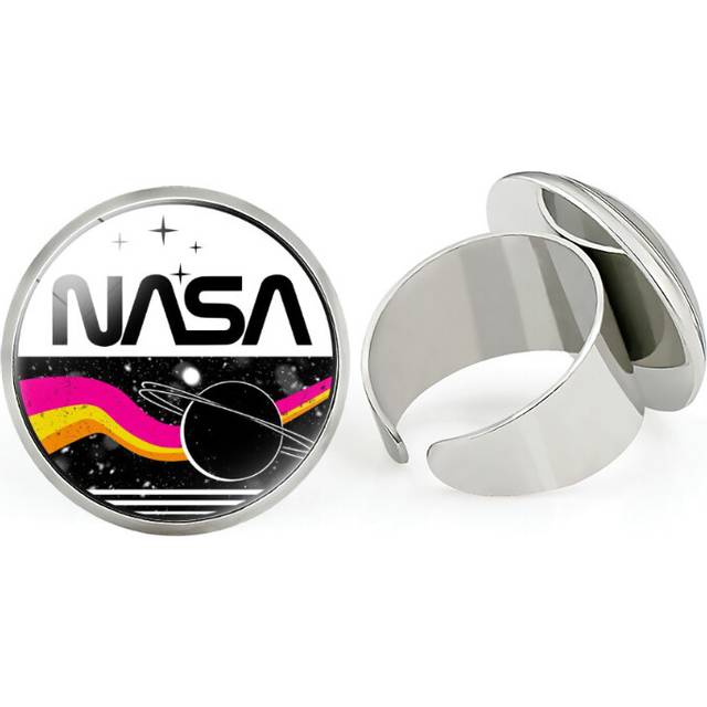 (9403) Nasa Adjustable Ring With Time Gem Stone Summer 2022 Edition