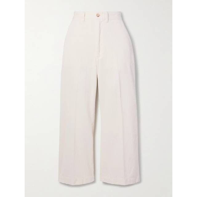 Ralph Lauren, Byxor, Dam, M, Bomull, Vita cordbyxor - white (M)