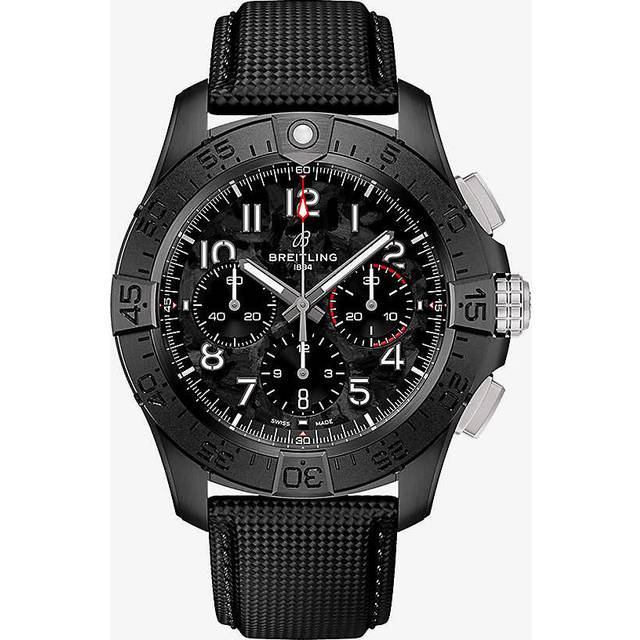 Breitling Mens Black Sb0147101b1x1 Avenger B01 Chronograph 44 Night Mission Stainless-steel Automatic Watch 1 Size - BLACK