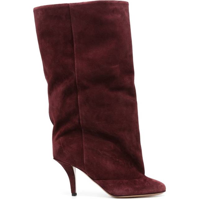 Paris Texas - 75mm Esther boots - women - Suede - 37 - Red
