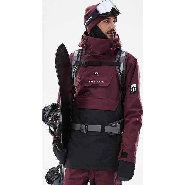 Montec Doom Snowboardjacka Man - Burgundy/Black Shell - Vinröd