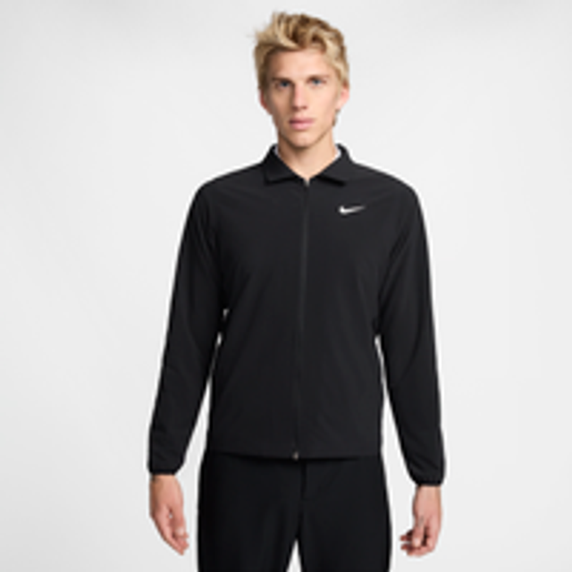 Nike Repel Tour Full Zip Golf Wind Jacket Black/Waisthite FQ0461-010 - Small