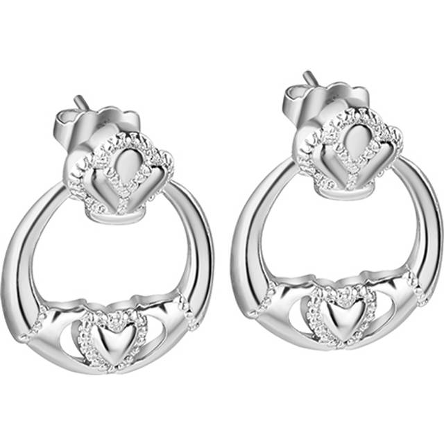 Newbridge Silverware Claddagh Earrings