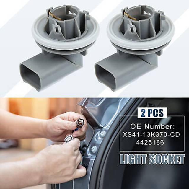 2pcs Brake Stop Light Lamp Bulb Socket Xs41-13k370-cd For Ford Focus Mk2 06-11