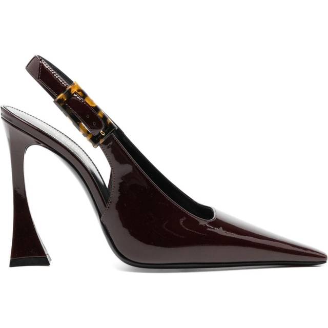 Saint Laurent - 110mm Stone Sevilla pumps - women - Calf Leather/Calf Leather/Leather - 40 - Red