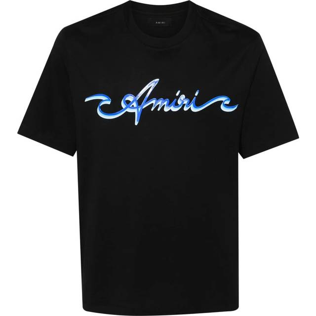 AMIRI Black Printed Logo T-Shirt - Black - S
