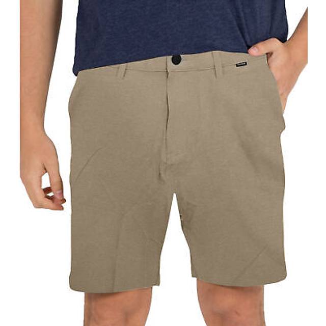 (Beige, W28) Hurley Mens Shorts Hybrid Walkshort Dry Shorts