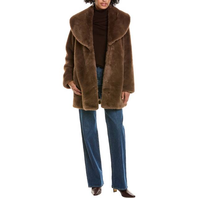 Via Spiga Shawl Collar Coat