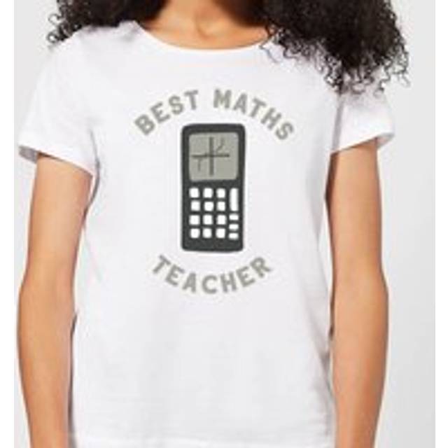 Best Maths Teacher Women's T-Shirt - White - M - White