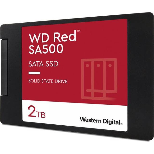 WD Red interne Festplatte 2 TB (2,5 Zoll, NAS Festplatte, NASware-Technologie, für NAS-Systeme im Dauerbetrieb) rot
