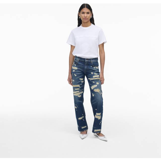 MARC JACOBS Marc Jacobs The Rip And Repair Straight Jeans in Punk Indigo, Size 27