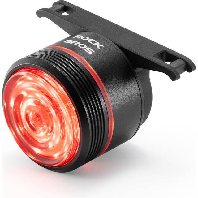 Chronus Bike Tail Light Chronus Smart Brake Sensing LED Type C USB Rechargeable (Black)