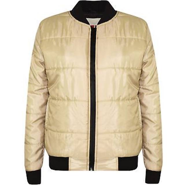 Kids bomber jacket stone lightweight puffer coat school fashion for girls boys