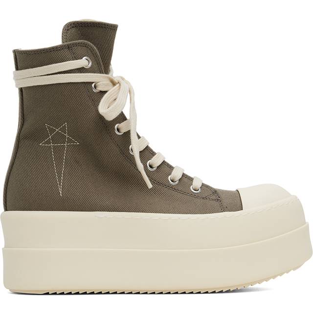 Rick Owens DRKSHDW Gray Porterville Double Bumper Sneaks Sneakers - 34811 Dust/Pearl/Mil - IT 38