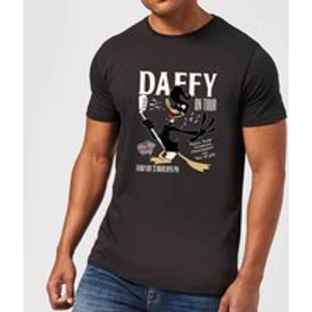 Looney Tunes Daffy Concert Men's T-Shirt - Black - 3XL
