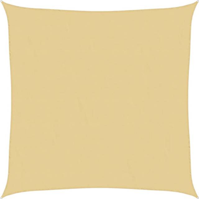 vidaXL Sun Shade Sail Sand 3x3 m 100% Polyester Oxford - Yellow