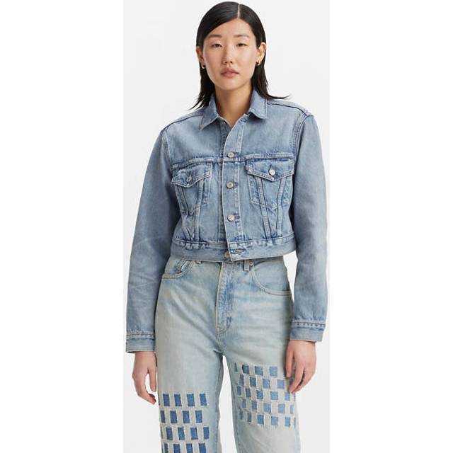 Levi's® Made in Japan Type III kort truckerjacka - Blå / Mij Silver Moon - XS