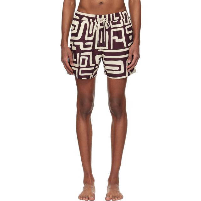 OAS Kalahara Swim Shorts Brown/Beige
