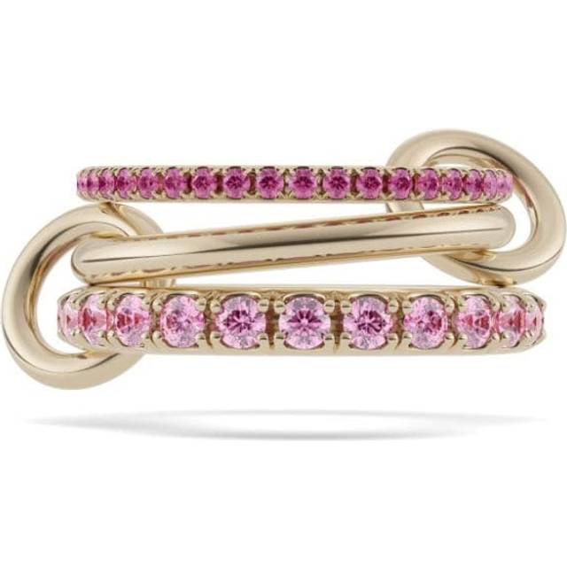 Spinelli Kilcollin - 18kt yellow gold Norah Rose sapphire ring - women - Pink Sapphire/18kt Yellow Gold - 7