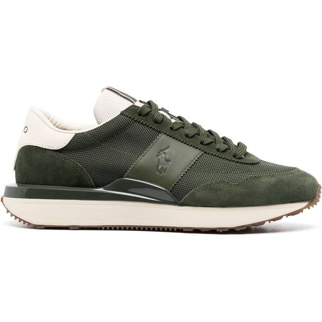 Polo Ralph Lauren - 89 low-top sneakers - men - Calf Leather/Fabric/Calf Suede/Fabric/Polyurethane/Rubber - 3 - Green