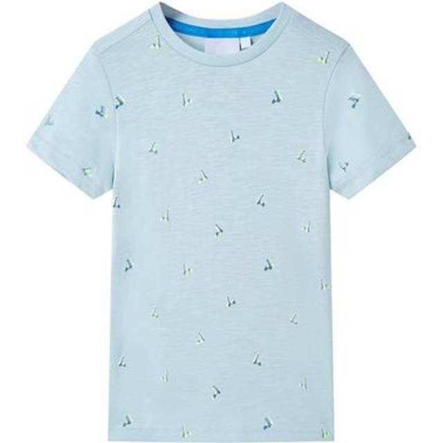vidaXL Kids' T-shirt Light Blue 92