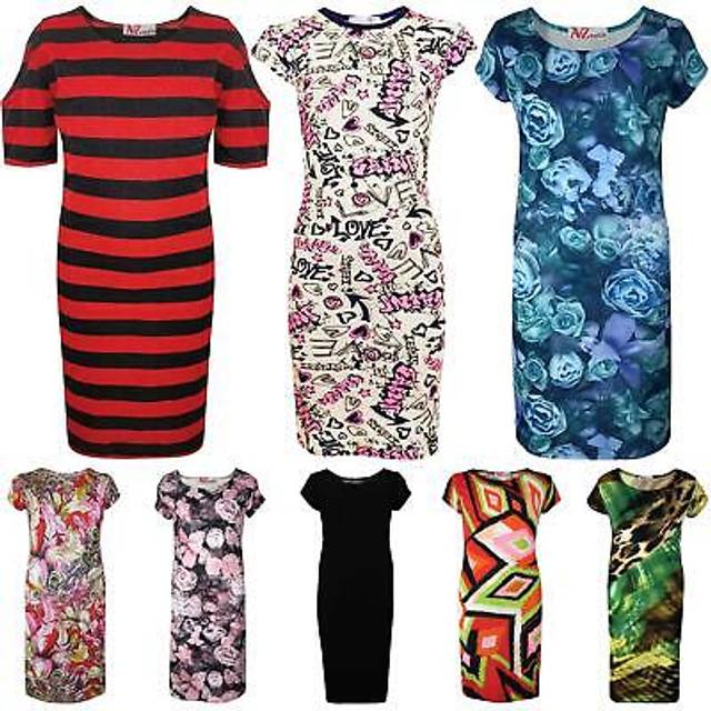 (9-10 Years, Love Graffiti Print) Kids Girls Midi Dress Designer Party Bodycon Trend