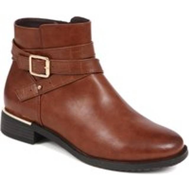 Embellished Ankle Boots - WOIL40048 / 326 046 - Tan
