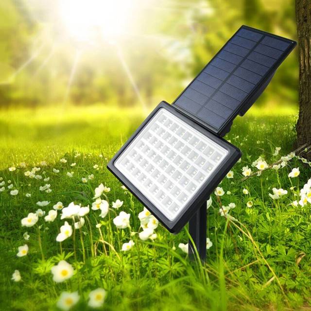 Solar LED Light Outdoor Waterproof Garden Lawn Lamp Stakes Spotlight Lamps Yard Art for Home Courtyard Garden Decoration