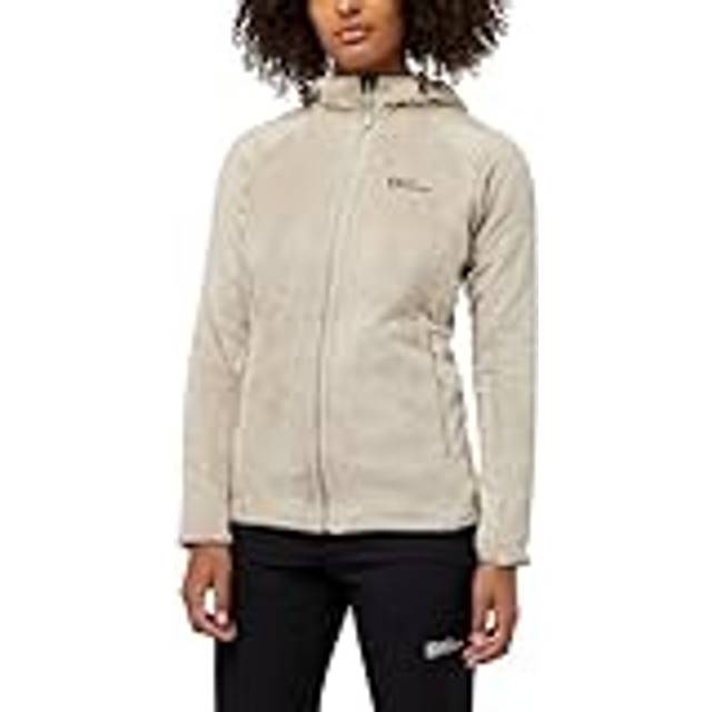Jack Wolfskin Women’s fleece jacket with hood Rotwand Hooded FZ Women 2XL seal seal