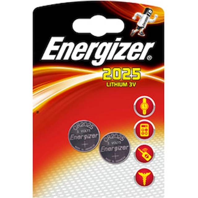 Energizer CR2025 3V Batteries - 2 pcs.