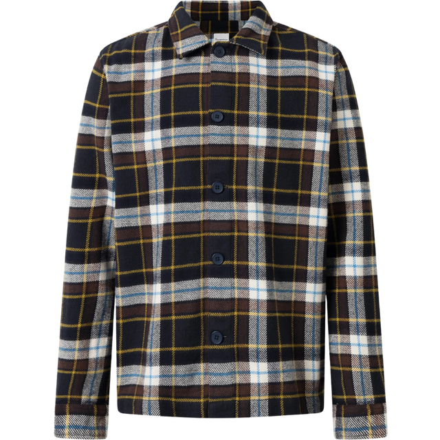 Big Checked Heavy Flannel Overshirt Herr, XL, 9999 Item Colour