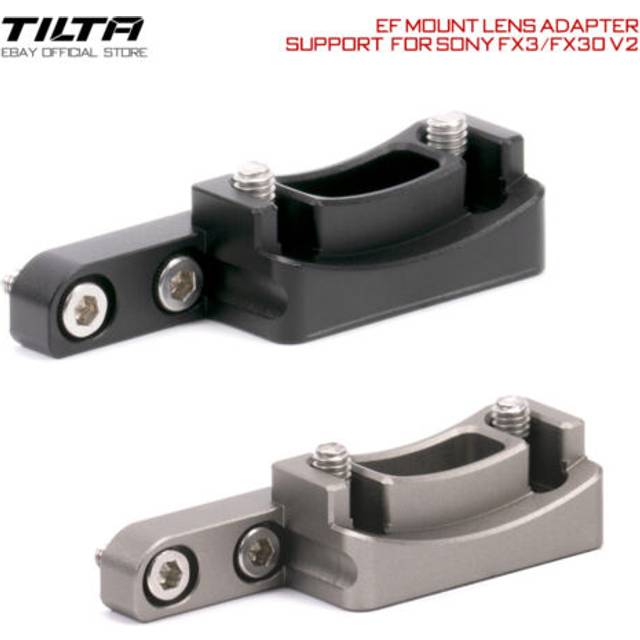 Tilta EF Mount Lens Adapter Support for Sony FX3/FX30 V2 - Black