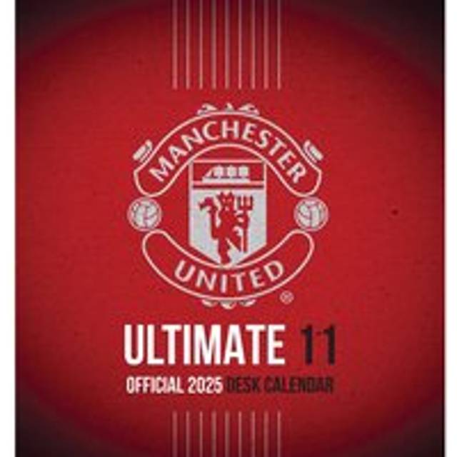 Manchester United FC, Ultimate 11 Easel Desk Calendar 2025
