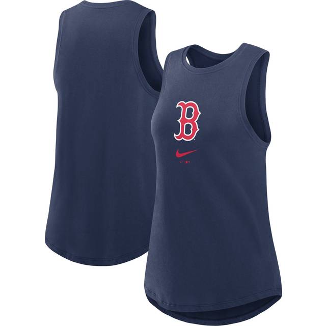 Boston Red Sox Nike Legacy Icon High Neck Fashion Tank - Womens
