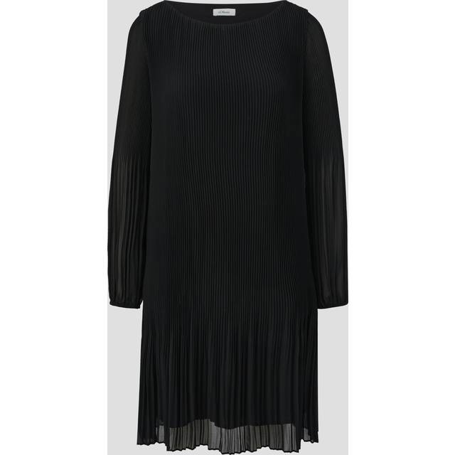 Plissiertes Chiffonkleid