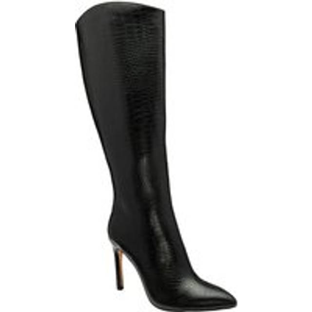 Ravel Gibson Womens Knee High Boots Colour: Black Reptile, Size: 3