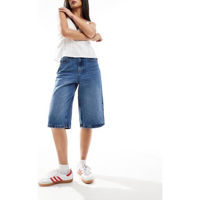 Noisy May Shorts - Nmlila HW Loos Denim Shorts - XS M - för Dam - ljusblå