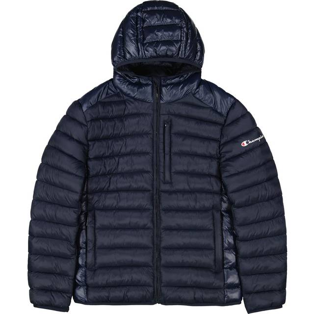 CHAMPION Hooded Jacket |Marinblå |S