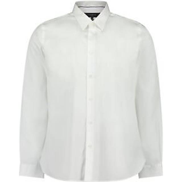 Ted Baker Stretch Slim Fit Shirt - White - 17.5