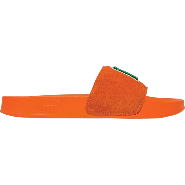 (WMNS) PUMA Fenty x Leadcat Slide 'F.U.' 367087-03 - Scarlet Ibis/Bright Green - 8.5