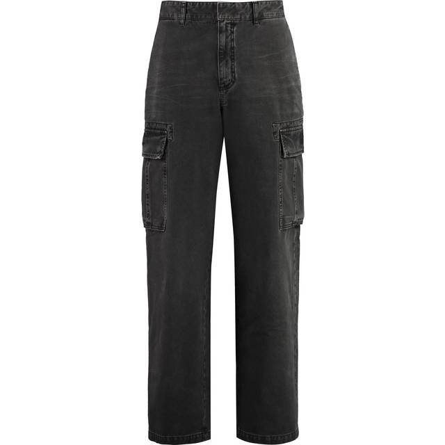Givenchy, Jeans, Herr, M, Bomull, Svarta Cargo Byxor med Fickor - black (M)