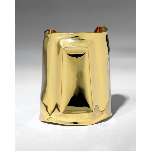 Alexis Bittar Brut Embossed Cuff Bracelet in Gold | Statement Jewelry from Alexis Bittar (One Size)