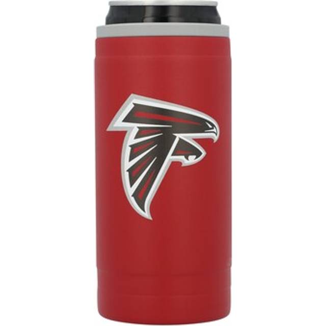Logo Brands 602-S12PC-34 Atlanta Falcons Flipside Powder Coat Slim Can Cooler