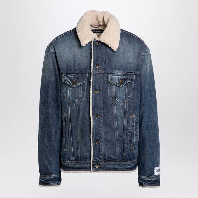 Dolce & Gabbana, Jacka, Herr, M, Denim, Jeansjacka - blue (M)