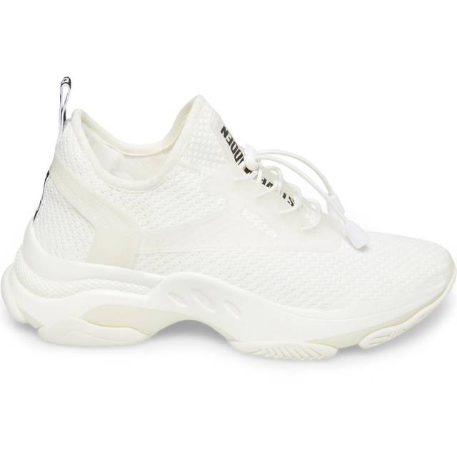 Steve Madden Match-E Fabric-Blend Trainers - UK 3 - White