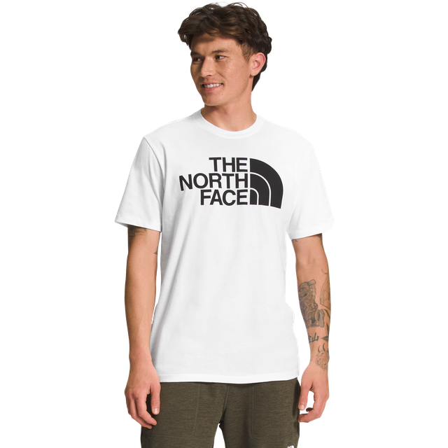 THE NORTH FACE Men's Short Sleeve Half Dome Tee  TNF White/TNF Black