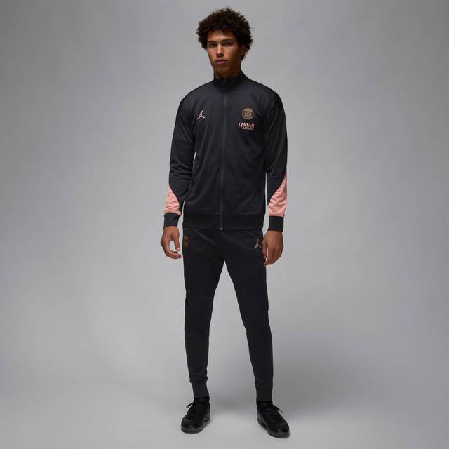 Nike Paris Saint-Germain Strike Third Men's Jordan Dri-FIT Football Knit Tracksuit - Black - Polyester