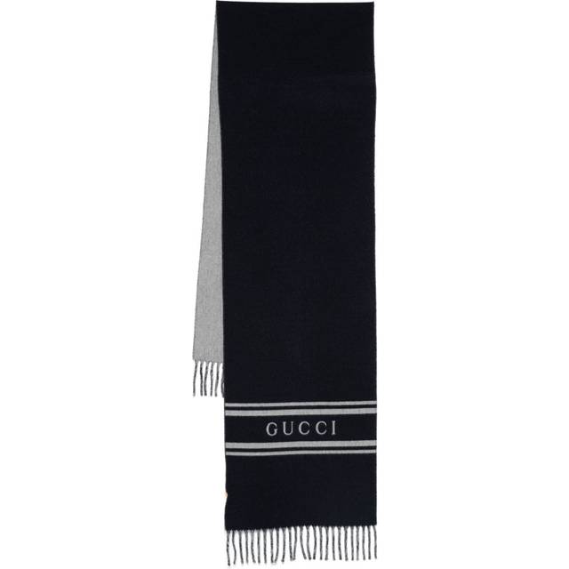 GUCCI Logo Scarf - Blue