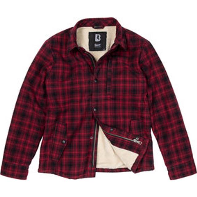 Brandit Classic Sherpa Jacket Red/Black Checkered
